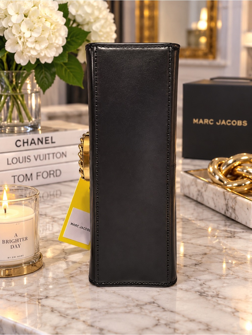 NWT Marc Jacobs St Marc Mini Top Handle Bag In Black Italian Leather Retail $495 - Picture 7 of 11
